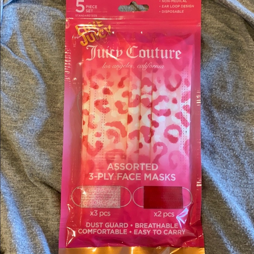 Face mask Juicy Couture Mask 5 pack
